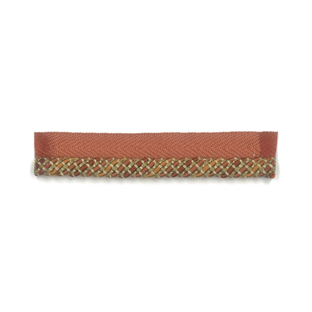 Hickory 11 Tile by Stout Designer Trim New World Trim Volume Ii 56% Cotton 22% Spun Viscose 15% Polyester 6% Metallic 1% Nylon CHINA Horizontal: 0.75 and Vertical: 0 0.25 in - Swanky Fabrics -