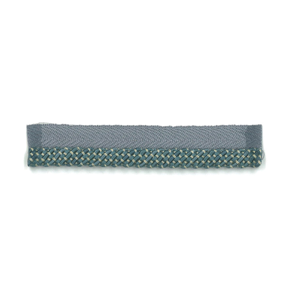 Hickory 12 Harbor by Stout Designer Trim New World Trim Volume Ii 56% Cotton 22% Spun Viscose 15% Polyester 6% Metallic 1% Nylon CHINA Horizontal: 0.75 and Vertical: 0 0.25 in - Swanky Fabrics -