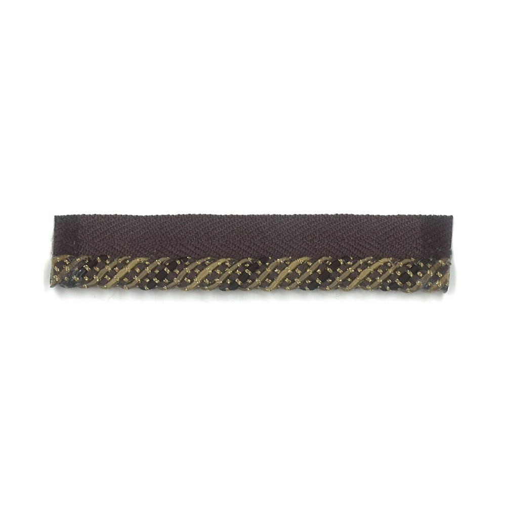 Hickory 4 Shadow by Stout Designer Trim NEW WORLD TRIM VOLUME II 56%COT 22%SVI 15%POL 6%MTL 1%NYL CHINA </p><p>Repeat: 0 0.25 in - Swanky Fabrics -