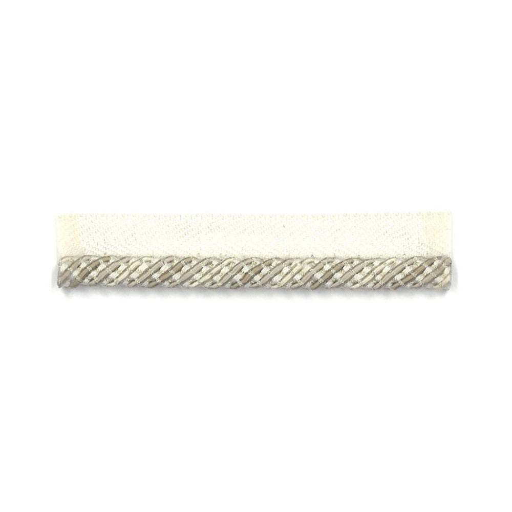 Hickory 5 Champagne by Stout Designer Trim NEW WORLD TRIM VOLUME II 56%COT 22%SVI 15%POL 6%MTL 1%NYL CHINA </p><p>Repeat: 0 0.25 in - Swanky Fabrics -