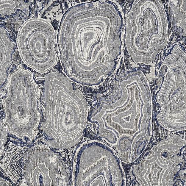 HILDEGARD 68J6831 by JF Designer Fabric CC CRYPTON HOME INDIGO 80% Rayon, 20% Nylon UNITED STATES ABRASIO (HEAVY DUTY- 30,000+ DOUBLE RUBS) Horizontal: 29.000 and Vertical: 24.125 57.00 - Swanky Fabrics -