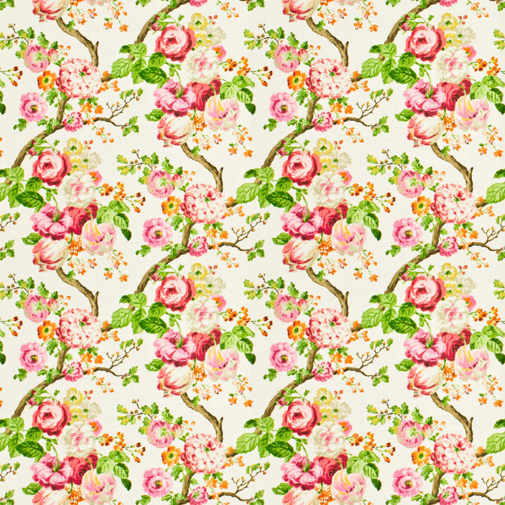 Hinder 2 Raspberry by Stout Designer Fabric RAINBOW LIBRARY BLUSH/SORBET 55%LIN 45%SVI USA Horizontal: 27.000 and Vertical: 13.500 54 in - Swanky Fabrics -