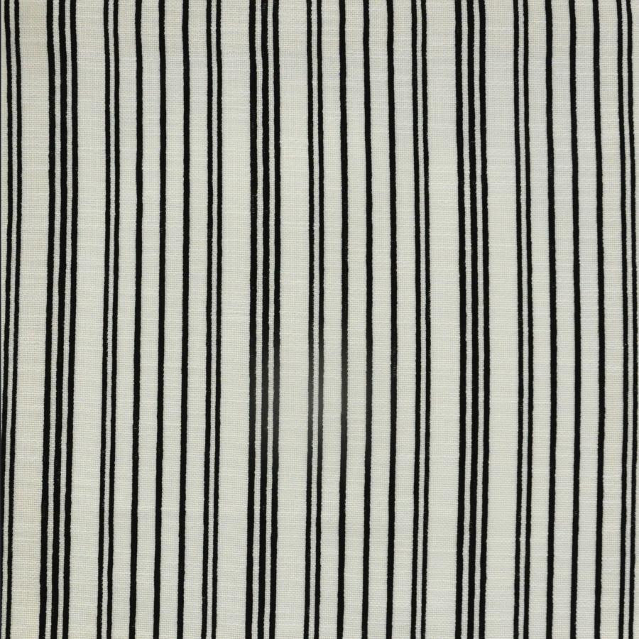 Hilroy # 814 Skunk by Maxwell Designer Fabric Performance Wovens-Vol. Vi Pampas 100% UV POLYESTER USA H-4" 56.8" - Swanky Fabrics -
