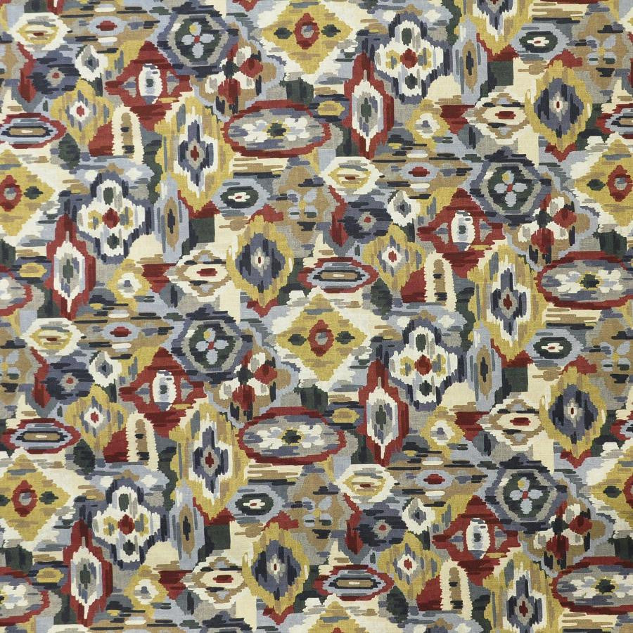 Hackney # 305 Camper by Maxwell Designer Fabric Color Theory-Vol.Vii Jungle Room 100% COTTON SPAIN V-13.5" H-13.5" 54" - Swanky Fabrics -