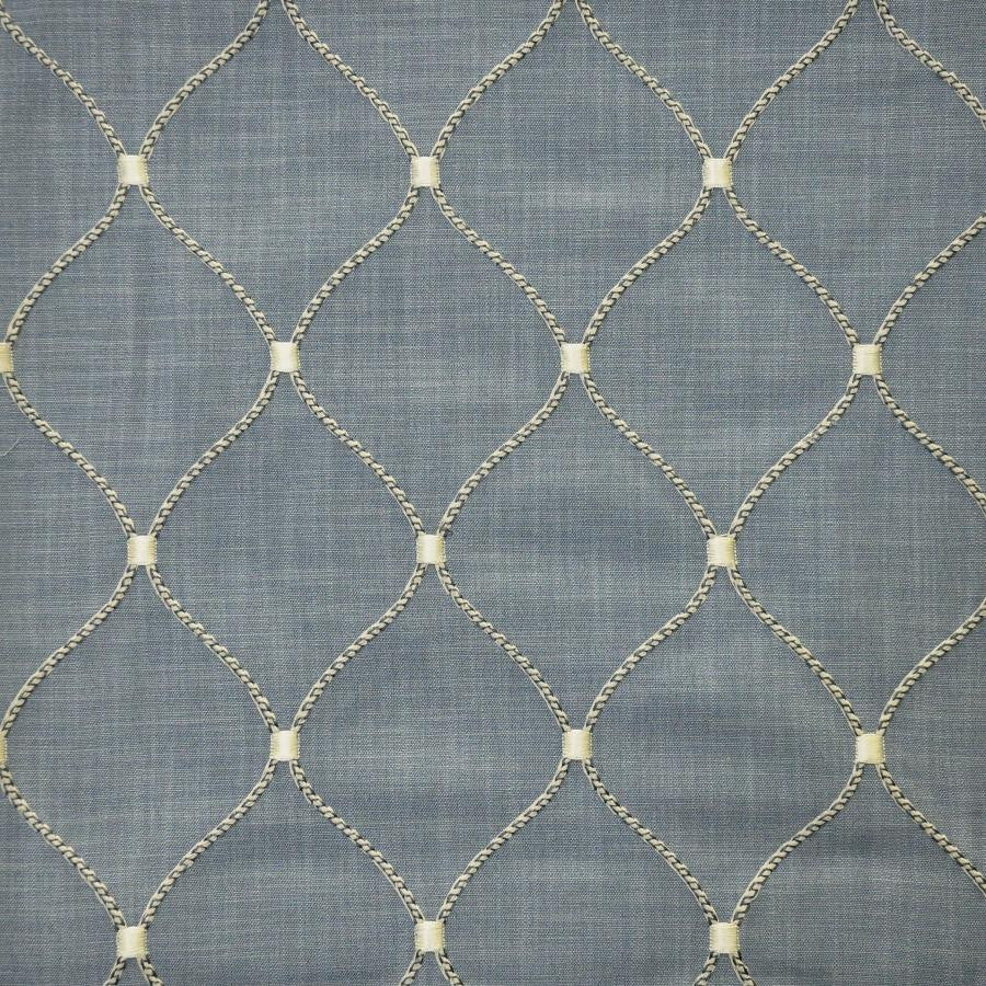 Havering # 104 Denim by Maxwell Designer Fabric Color Theory-Vol.Vii Neptune BASE: 100% POLYESTER
65% VISCOSE EMB: 35% COTTON INDIA V-6.30" H-4.48" 53" - Swanky Fabrics -
