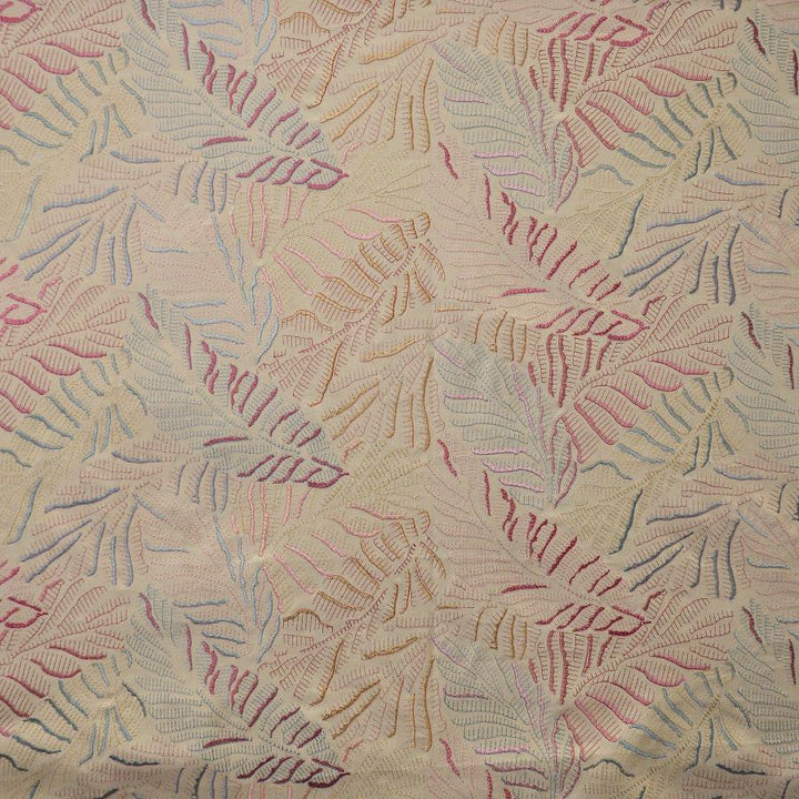 Hazelden # 717 Hibiscus by Maxwell Designer Fabric Color Theory-Vol.Vii Lychee BASE: 100% COTTON
EMB: 80% VISCOSE
20% SPUN POLYESTER INDIA V-12.4" H-25" 54" - Swanky Fabrics -