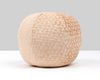Petal Velvet Pillow 12 Dia - Peachfuzz HNRADK273320002 by Scalamandre Designer Pillow