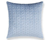 Petal Velvet Pillow 22 X 22 - Cornflower HNSDDK273320004 by Scalamandre Designer Pillow