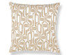 Telly Pillow 22 X 22 - Toast HNSDDK273350004 by Scalamandre Designer Pillow