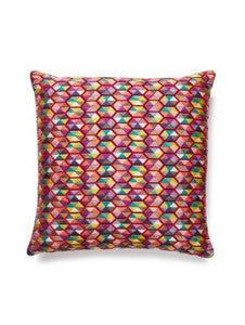 Scalamandre Pillow Carousel   22 X 22 - Multi HNCAROPILL0005