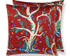 Enchanted Meadow Pillow 22 X 22 - Ruby HNSDDK166540005 by Scalamandre Designer Pillow