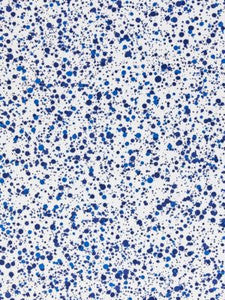 Hinson Fabric Spatter Cotton Print Navy On White HNF0153000N
