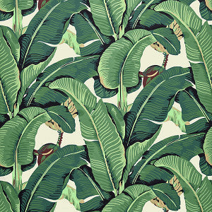 Hinson Fabric Palm - Cotton Print/Green Hn 000142010