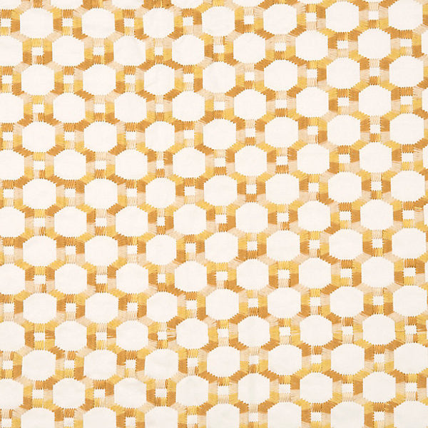 Island Trellis Yellow HN420140002 by Hinson Designer Fabric