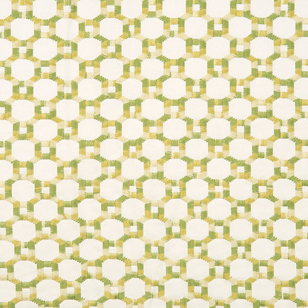 Island Trellis Green HN420140005 by Hinson Designer Fabric
