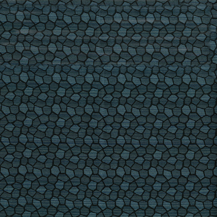 Honeycomb 24 Deep Teal by Crypton Designer Fabric 74% Polyester, 14% Recycled Post Industrial Polyester, 12% Recycled Post Consumer Polyester US 100,000 Double Rubs (Wyzenbeek) </p><p>Repeat: Horizontal: 2.4" (6.3 cm) Up the Roll and Vertical: 2.4" (6.3 cm) Across the Roll 55" (140 cm) - Swanky Fabrics -
