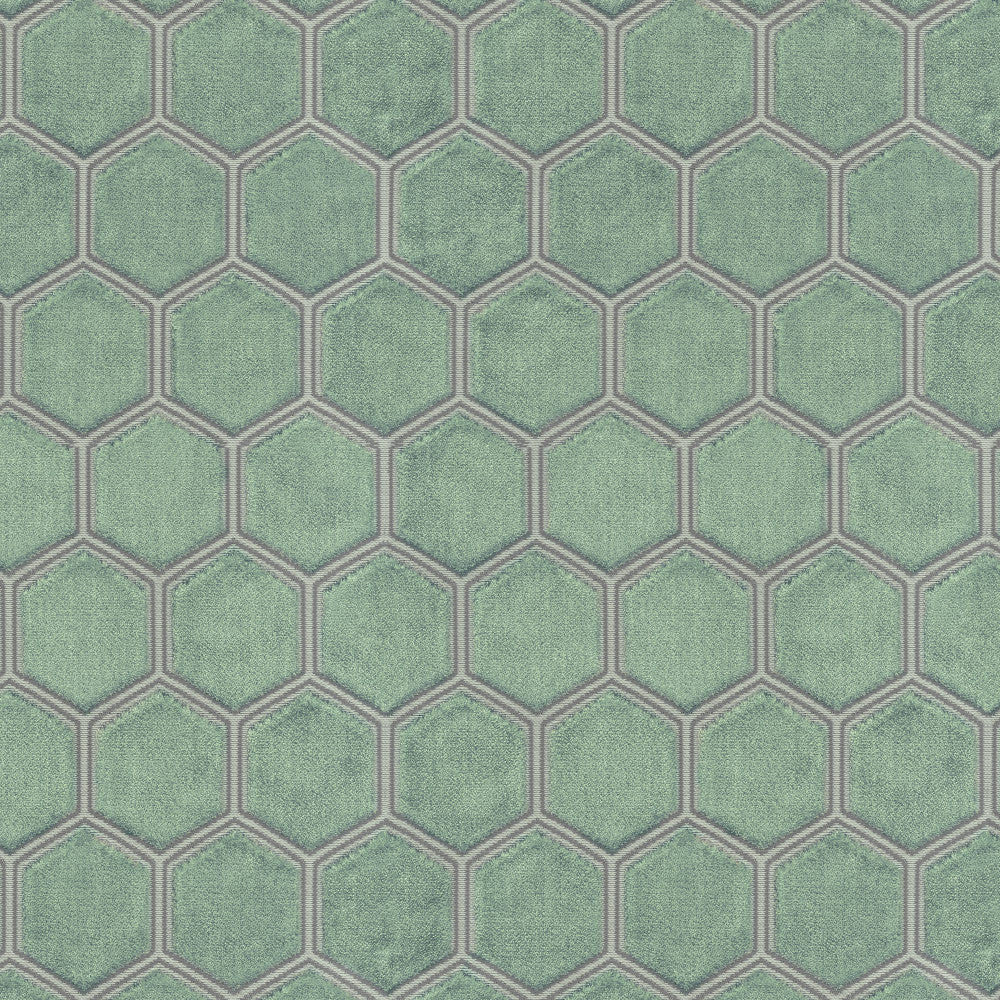 HONEYCOMB 64J8591 by JF Designer Fabric Midnight Waters 55% Polyester, 45% Viscose India  Horizontal: 2.25 and Vertical: 4.25 54  - Swanky Fabrics -