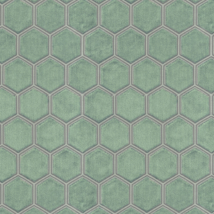 HONEYCOMB 64J8591 by JF Designer Fabric Midnight Waters 55% Polyester, 45% Viscose India  Horizontal: 2.25 and Vertical: 4.25 54  - Swanky Fabrics -