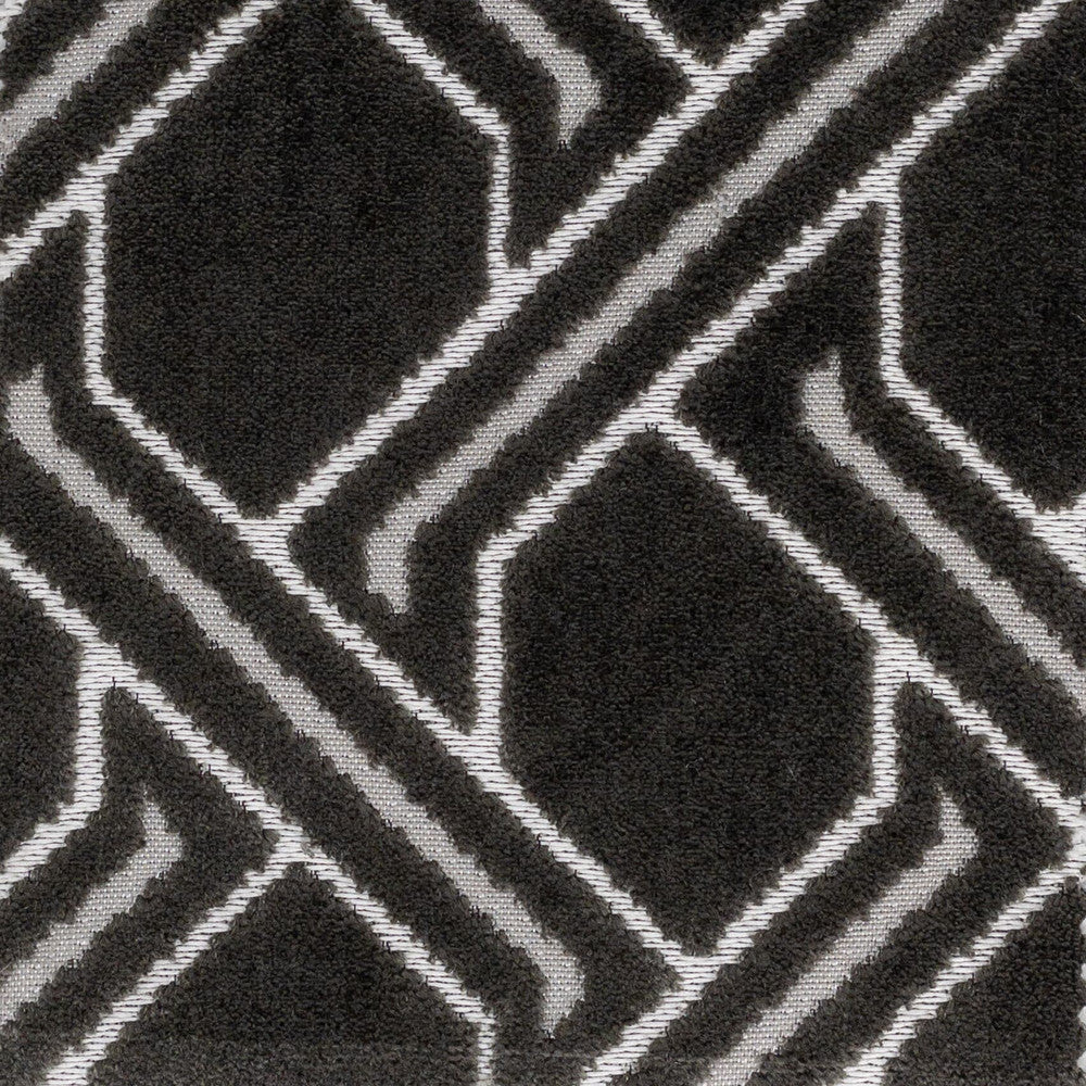 Hooper 1 Stone by Stout Designer Fabric PILED HIGH VELVETS 52%POL 48%SVI INDIA Horizontal: 3.500 and Vertical: 3.875 55 in - Swanky Fabrics -