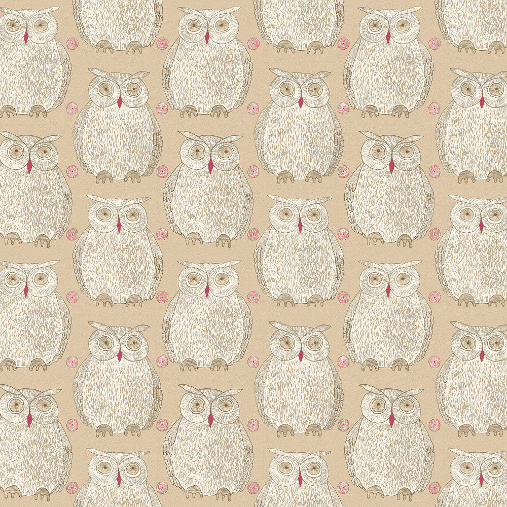 Hoot 33J7751 by JF Blendworth Designer Fabric Hampshire Book 53% Linen, 35% Cotton, 12% Nylon United Kingdom 20000 Horizontal: 18 and Vertical: 24.75 56 - Swanky Fabrics -