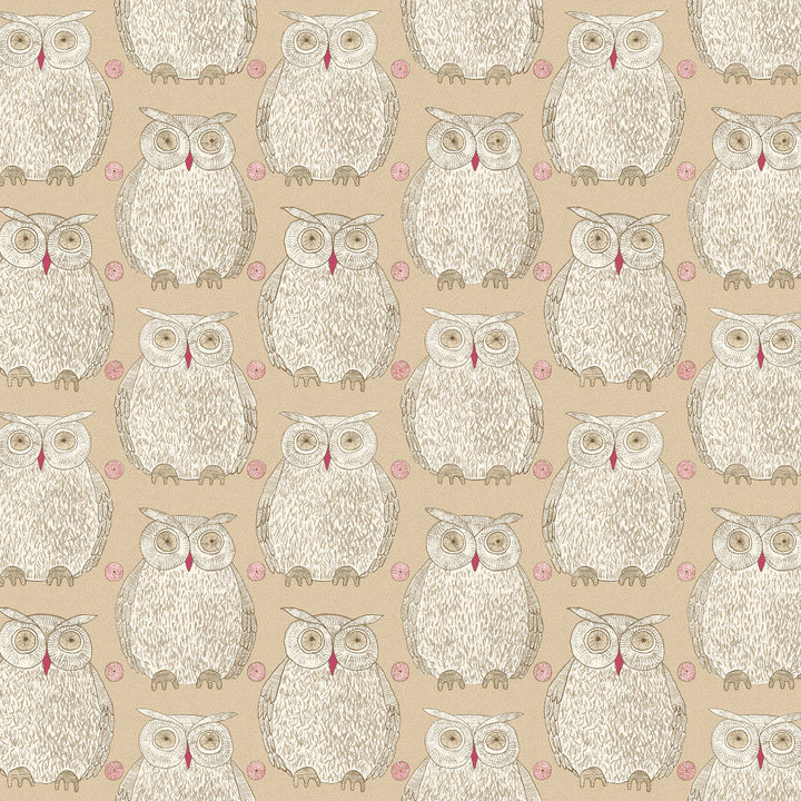 Hoot 33J7751 by JF Blendworth Designer Fabric Hampshire Book 53% Linen, 35% Cotton, 12% Nylon United Kingdom 20000 Horizontal: 18 and Vertical: 24.75 56 - Swanky Fabrics -