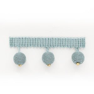 Stout Trim Hopat Beaded Fringe 1 Aqua
