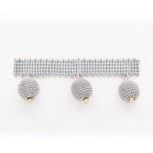 Stout Trim Hopat Beaded Fringe 6 Platinum