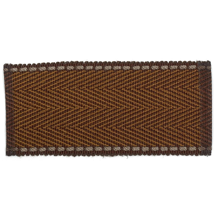 Hudson 5 Coffee by Stout Designer Trim Accents Tapes & Borders 100% Spun Viscose CHINA Horizontal: 0 and Vertical: 0 1.75 in - Swanky Fabrics -