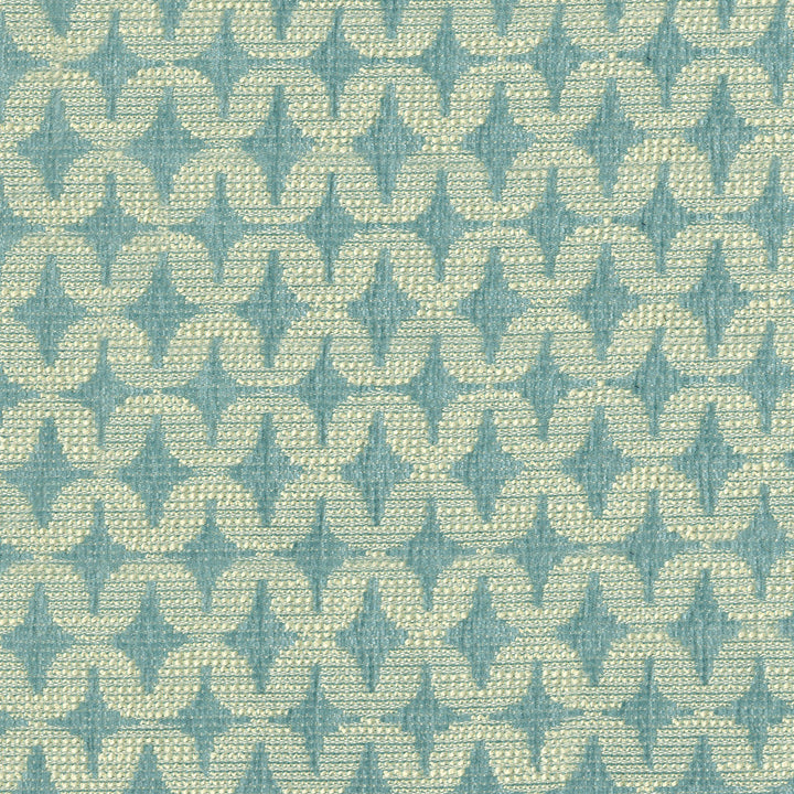 Hyle 34 Turquoise by ABBEYSHEA Designer Fabric 100% Polyester China 60,000 Double Rubs (Wyzenbeek) </p><p>Repeat: Horizontal: 7.25" (18.42 cm) Up the Roll and Vertical: 1.25" (3.18 cm) Across the Roll 55" (140 cm) - Swanky Fabrics -