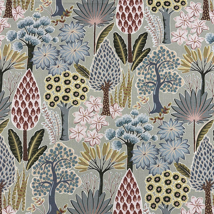 Hurst Bluesage by Magnolia Designer Fabric - 100% Cotton India 10000 Horizontal: 27 and Vertical: 27 54 - Swanky Fabrics -