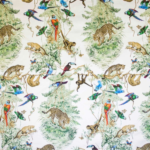 Habitat - Green by Europatex Designer Fabric Habitat 100% Cotton China See Sample Horizontal: N/A and Vertical: N/A 57.00 inches  - Swanky Fabrics -