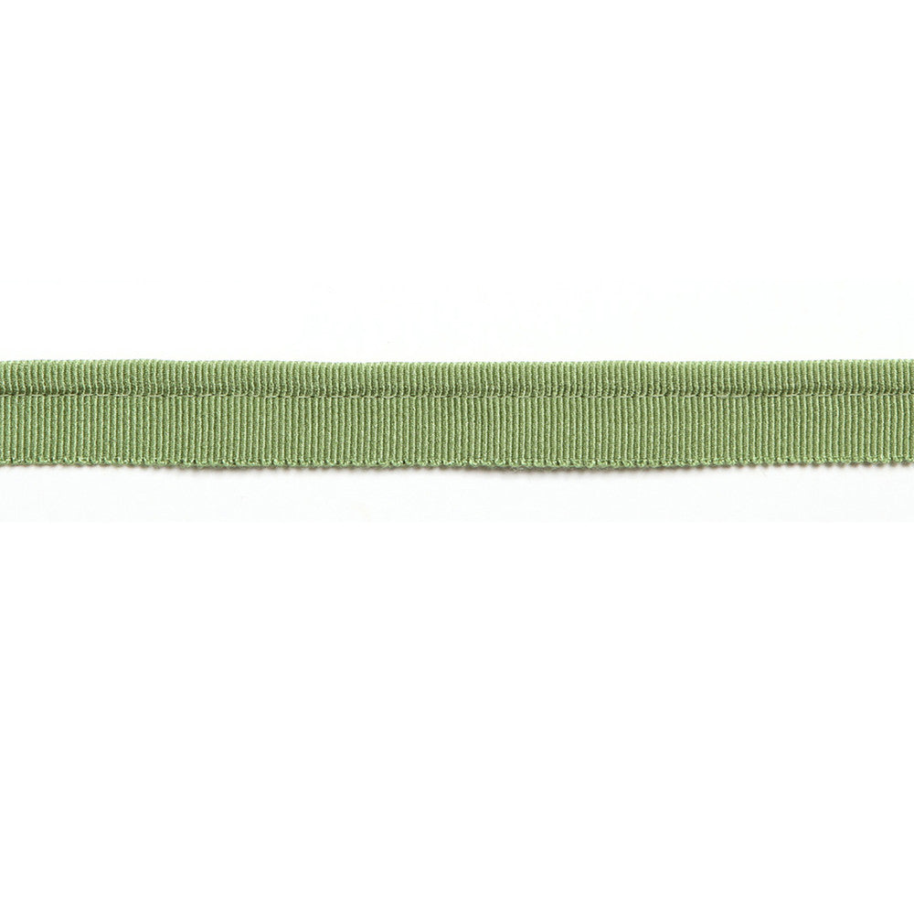 Hellenic Key Grosgrain Lip Cord Kiwi by Europatex Designer Fabric Hellenic 45% Rayon, 31% Cotton, 23% Fibranne, 1% Polyester 0.25 inches - Swanky Fabrics -