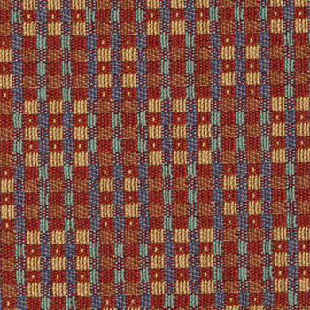 Horizon Flame by Crypton Designer Fabric See sample 57% Rayon43% Polyester  50000 Horizontal: 1.125" and Vertical: 1.063" 54"  - Swanky Fabrics -