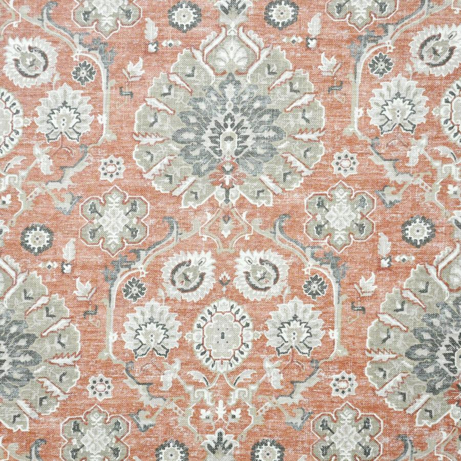 Ishka # 634 Watermelon by Maxwell Designer Fabric Color Theory-Vol.Vi Eden 75% COTTON/25% LINEN PAKISTAN V-25.25"H-27.1" 56.5" - Swanky Fabrics -