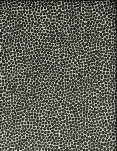 Ibus Black 200 by Norbar Designer Fabric MONTAGE 100% POLYESTER SPAIN 17"V 27 1/6"H 54" - Swanky Fabrics -
