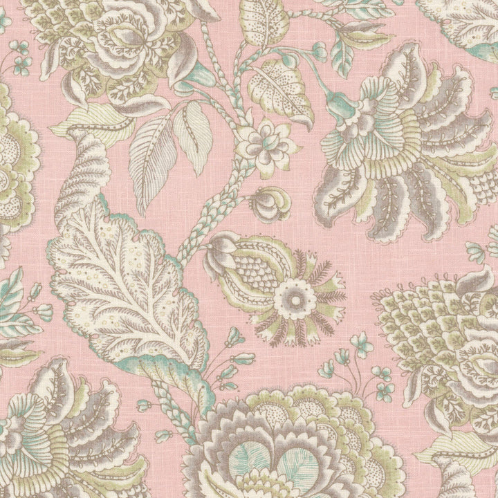 Iceberg 2 Camelia by Stout Designer Fabric RAINBOW LIBRARY GINGER/POPPY 55%LIN 45%SVI SOUTH KOREA Horizontal: 27.250 and Vertical: 24.125 55.5 in - Swanky Fabrics -