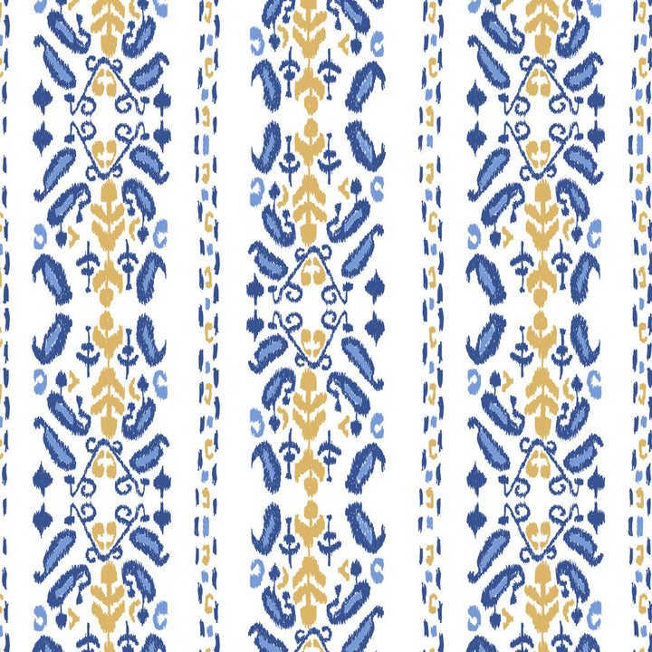 Ikat 3 Frenchblue by Aoc Fabric Aoc Fabric Ikat 3 FrenchblueFabric THE ART OF COLOR CAPRICORN 53%LIN 35%COT 12%NYL UK </p><p>Repeat: H: 18.000, V: 15.875 55 in - Fabric Carolina -