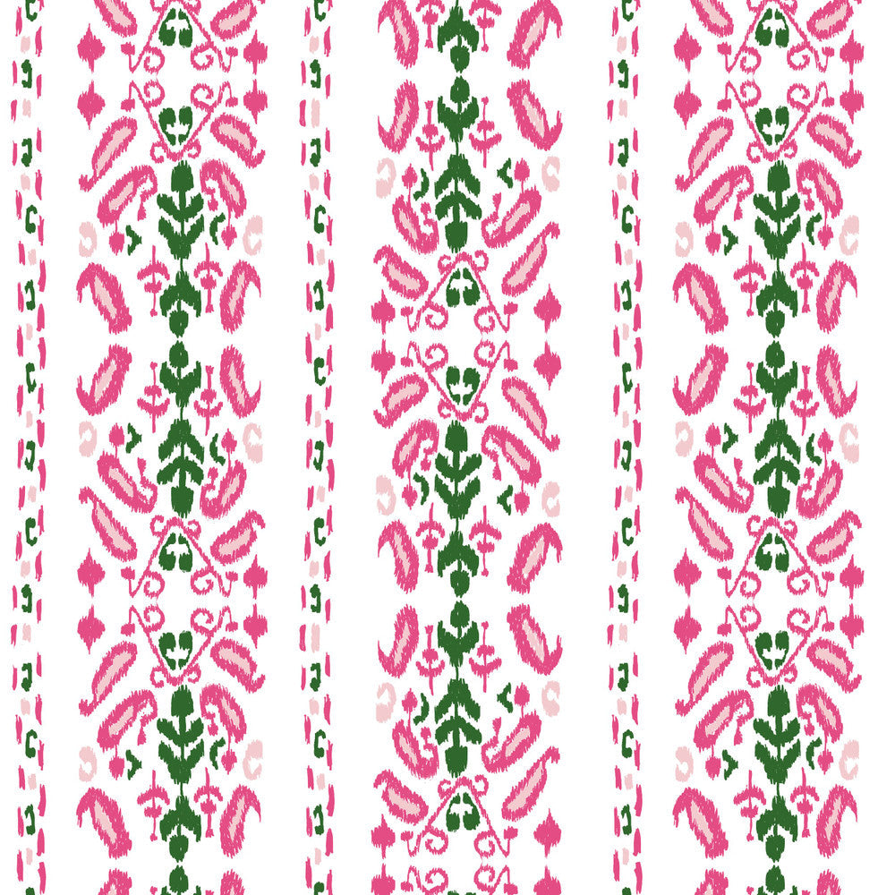Ikat 4 Punch by Aoc Designer Fabric THE ART OF COLOR CAPRICORN 53%LIN 35%COT 12%NYL UK Horizontal: 18.000 and Vertical: 15.875 55 in - Swanky Fabrics -