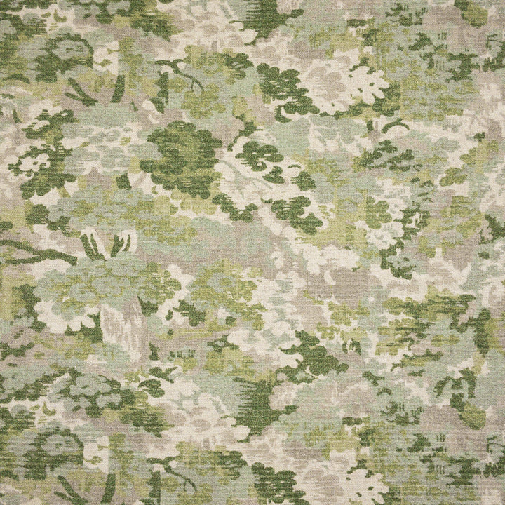 Imagine 1 Spring by Stout Designer Fabric COMFORTABLE LIVING SPRING/MOSS 39%LIN 35%COT 26%POL CHINA Horizontal: 26.250 and Vertical: 17.250 56 in - Swanky Fabrics -