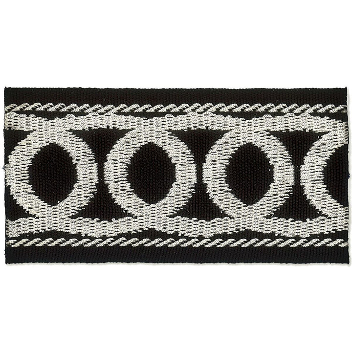 Improvise 2 Domino by Stout Designer Trim Harmony Trim 57% Polyester 43% Spun Viscose CHINA Horizontal: 0 and Vertical: 0 2 in - Swanky Fabrics -