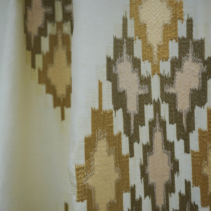 INCA 15SJ101 by JF Designer Fabric JF Studio 52% Viscose, 15% Linen, 14% Polyester, 10% Cotton, 9% Silk India  Horizontal: 25.6 and Vertical: 31.4 54  - Swanky Fabrics -