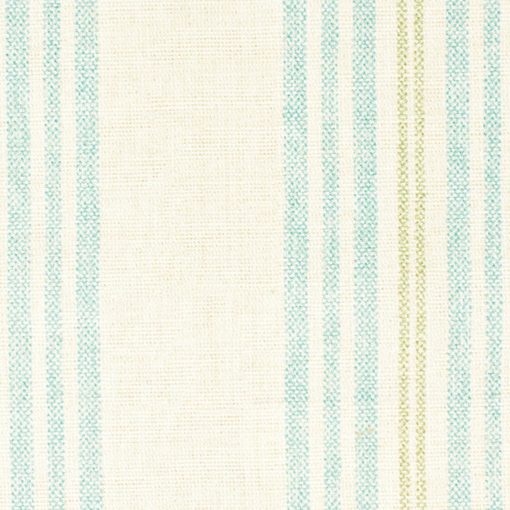Indra 2 Aqua by Stout Designer Fabric RAINBOW LIBRARY MINERAL/SEAMIST 100%COT SPAIN CATB 117-2013 MARTINDALE WEAR TEST 60 000 CIRCULAR RUBS Horizontal: 0 and Vertical: 5.625 54 in - Swanky Fabrics -