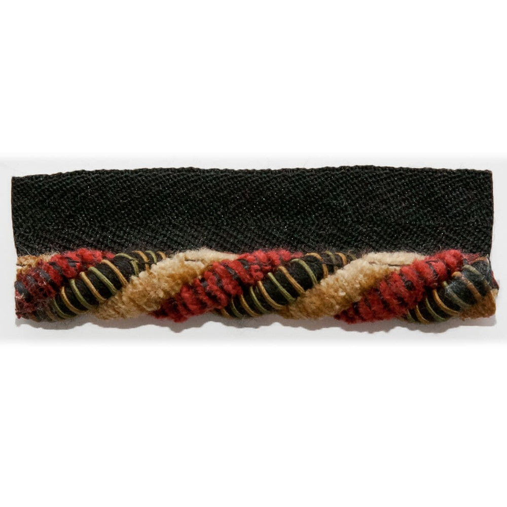 Inglewood 4 Licorice by Stout Designer Trim JUST CORDS 48%SVI 43%COT 9%POL CHINA Horizontal: 0 and Vertical: 0 0.38 in - Swanky Fabrics -