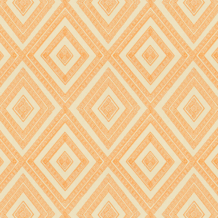 Intarsia 3 Melon by Stout Fabric Stout Fabric Intarsia 3 MelonFabric RAINBOW LIBRARY SUNSET/SPICE INDIA </p><p>Repeat: H: 10.375, V: 12.875 51.87 in - Fabric Carolina -