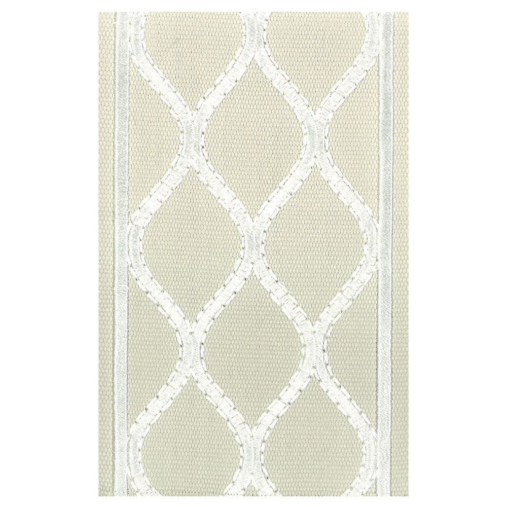 Intrigue 4 Oyster by Stout Designer Trim ILLUMINATION TRIM 100%COT 100%SVT INDIA Horizontal: 2.5 and Vertical: 0 4 in - Swanky Fabrics -