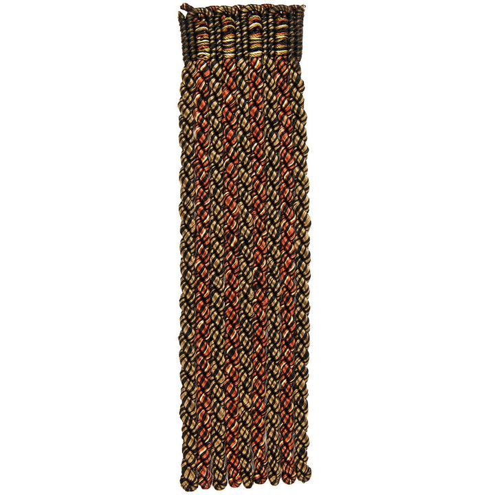 Inverness 3 Ebony by Stout Designer Trim MYSTIQUE TRIM 52%SVI 48%COT CHINA Horizontal: 0 and Vertical: 0 8 in - Swanky Fabrics -