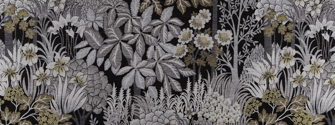 In Bloom 109 Metal by Covington Designer Fabric