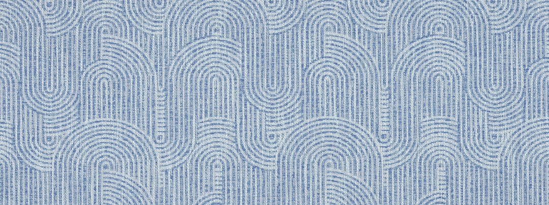In The Groove 527 Deep Sea by Covington Designer Fabric