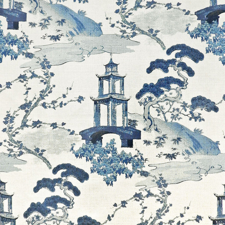Ippsie Sapphire by Magnolia Designer Fabric - 100% Poly China 40000 Horizontal: 27 and Vertical: 27 55" - Swanky Fabrics -