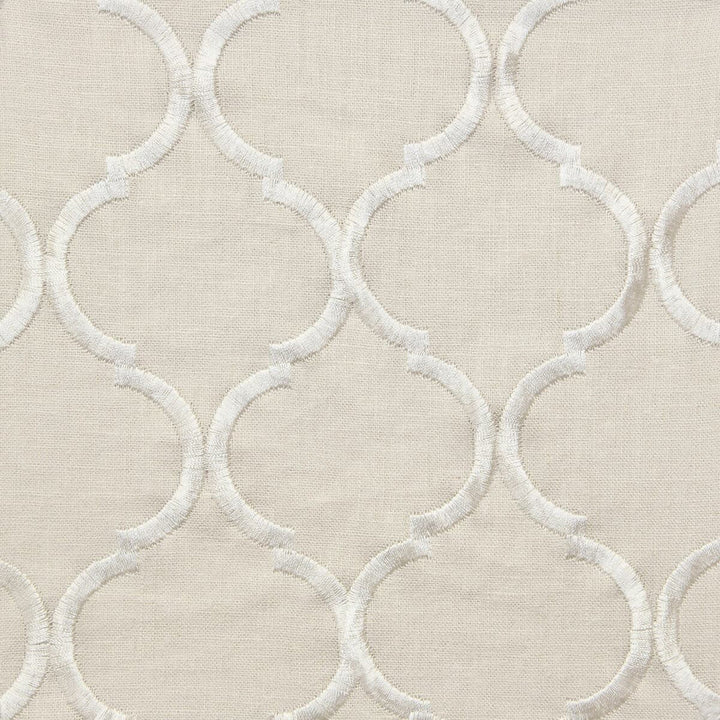 Irvine 1 Birch by Stout Designer Fabric RAINBOW LIBRARY PEARL/PARCHMENT 55%LIN 45%SVI %VEMB CHINA Horizontal: 3.25 and Vertical: 3.75 47 in - Swanky Fabrics -